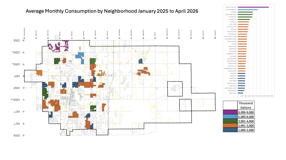 Edmond water rates to climb 13 percent July 1, council dabbles in data ...